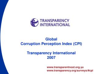 transparentnost.yu transparency/surveys/#cpi