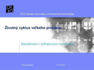 Životný cyklus veľkého projektu