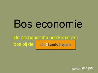 Bos economie