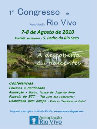 1º Congresso da Associação Rio Vivo