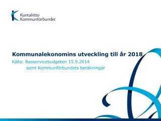 Kommunalekonomins utveckling till år 2018