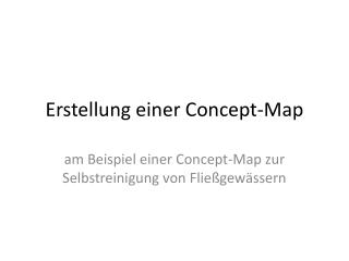 Erstellung einer Concept-Map