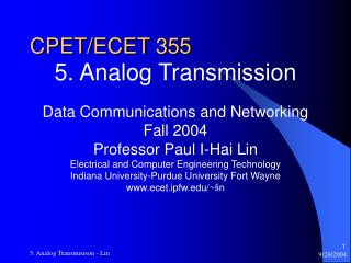 CPET/ECET 355