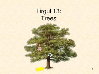Tirgul 13: Trees