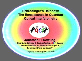 Schrödinger’s Rainbow: The Renaissance in Quantum Optical Interferometry