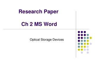 Research Paper