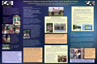 Advocacy for Children’s Health and Social Justice on the Texas/Mexico Border