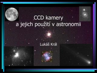 CCD kamery a jejich použití v astronomii