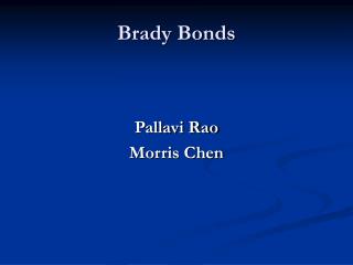 Brady Bonds