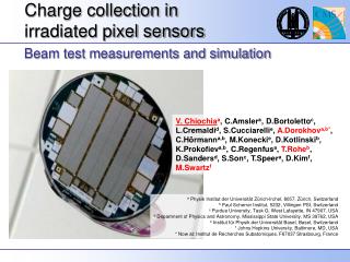 Charge collection in irradiated pixel sensors