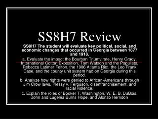 SS8H7 Review