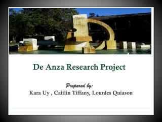 De Anza Research Project