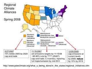 2/27/2007 15% below 2005 by 2020 cap and trade