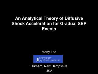 An Analytical Theory of Diffusive Shock Acceleration for Gradual SEP Events