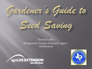 Gardener’s Guide to Seed Saving