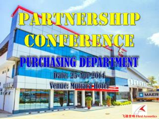 PARTNERSHIP CONFERENCE