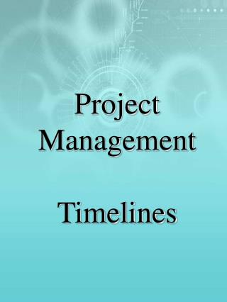 Project Management Timelines