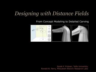 Designing with Distance Fields