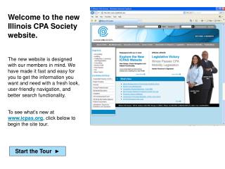 Welcome to the new Illinois CPA Society website.