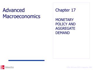 Advanced Macroeconomics