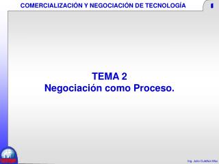 TEMA 2 Negociación como Proceso.