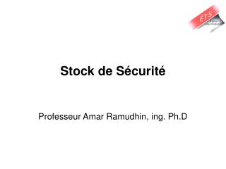Stock de Sécurité