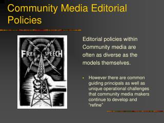 Community Media Editorial Policies