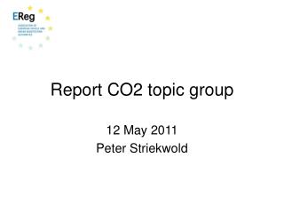 Report CO2 topic group