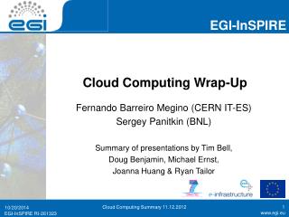 Cloud Computing Wrap-Up