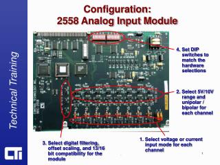 Configuration: 2558 Analog Input Module