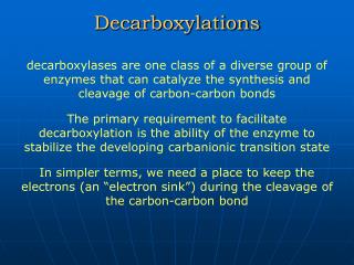 Decarboxylations