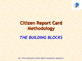 Citizen Report Card Methodology