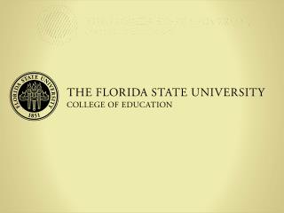 FSU COE powerpoint