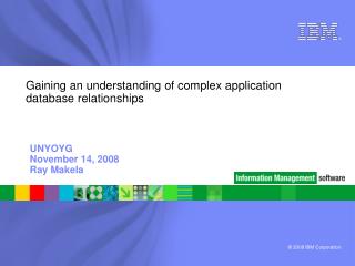 Gaining an understanding of complex application database relationships