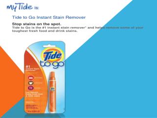 stains for Tide-to-go