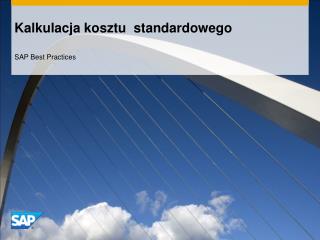 Kalkulacja kosztu standardowego