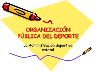 ORGANIZACIÓN PÚBLICA DEL DEPORTE