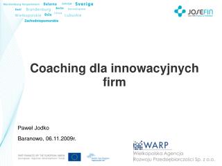 Coaching dla innowacyjnych firm