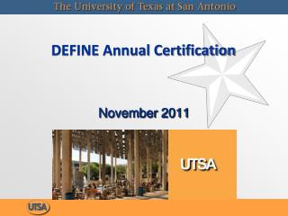 DEFINE Annual Certification