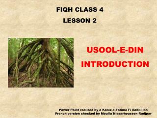 FIQH CLASS 4 LE SSON 2