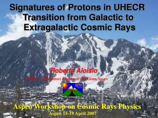 Signatures of Protons in UHECR Transition from Galactic to Extragalactic Cosmic Rays