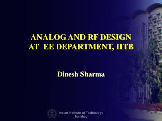 ANALOG AND RF DESIGN AT EE DEPARTMENT, IITB