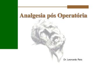 Analgesia pós Operatória
