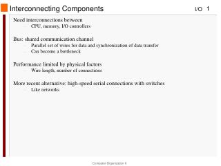 Interconnecting Components