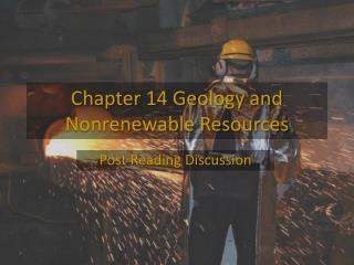 Chapter 14 Geology and Nonrenewable Resources