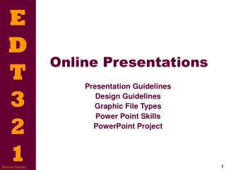 Online Presentations