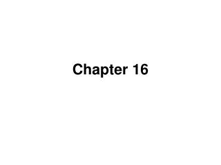 Chapter 16