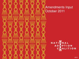 Amendments Input October 2011