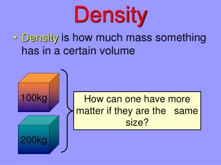 Density