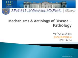 Mechanisms &amp; Aetiology of Disease - Pathology